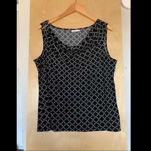 3/$15 Black and white geometric pattern dress too